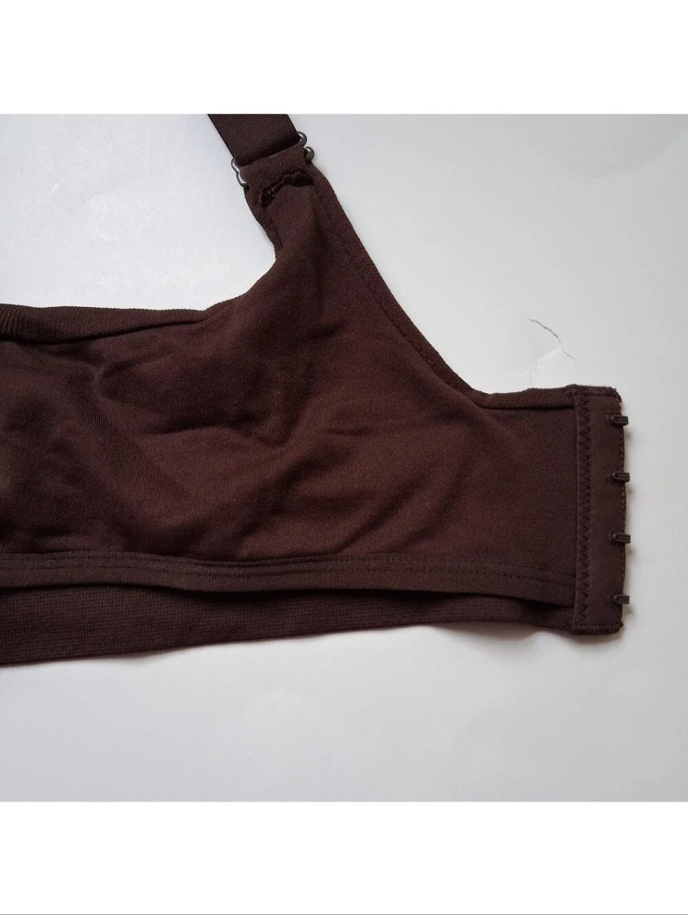 Feelingirl Wireless Push Up Bra Seamless 3XL Brown Full Coverage Comfort Smooth
